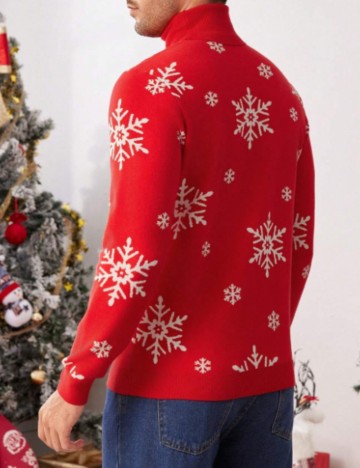 Pulover Shein, roșu