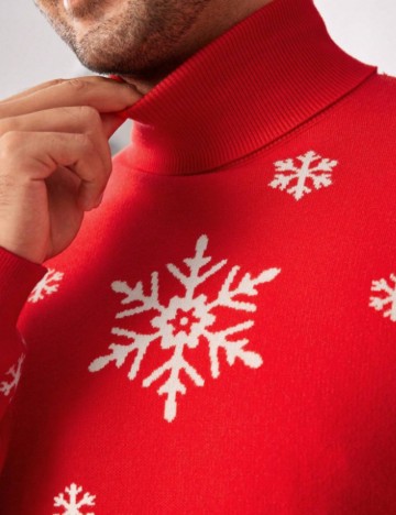 Pulover Shein, roșu