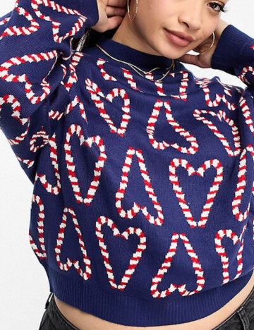 Pulover Threadbare, albastru