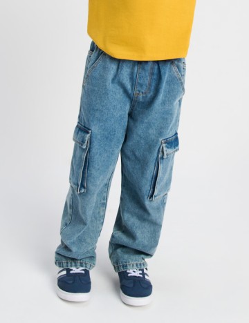 Jeans Sinsay, albastru