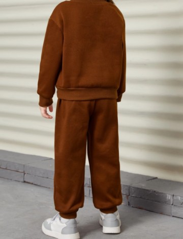 Pantaloni de trening Shein, maro