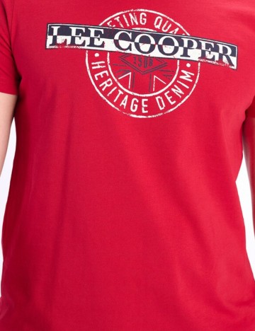 Tricou Lee Cooper, roșu