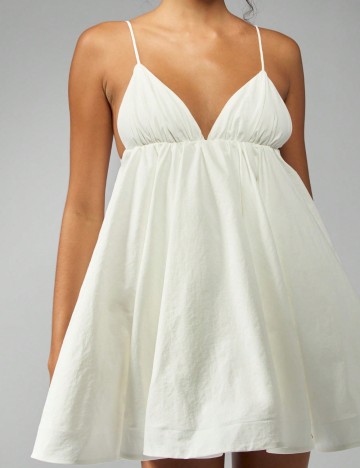 Rochie mini Missguided by Shein, alb