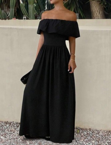 Rochie maxi Shein DAZY, negru