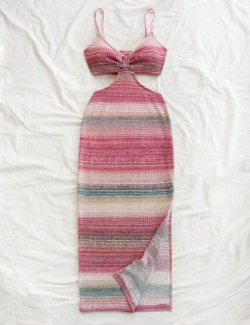 Rochie midi Shein, mix culori