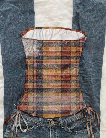 Top Shein, mix culori