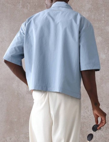 Cămașă cu m&acirc;necă scurtă Shein SUMWON, mix culori