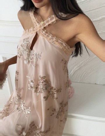 Rochie maxi Shein, mix culori