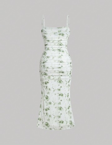 Rochie midi Shein, mix culori