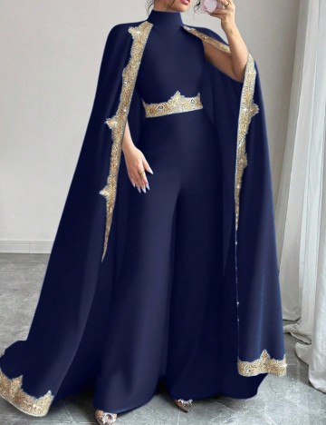 Salopetă lungă Shein, albastru