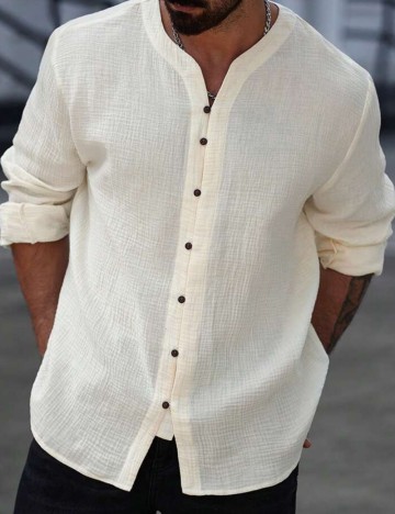 Cămașă Shein, bej