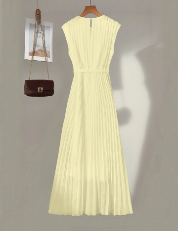 Rochie midi Shein, galben