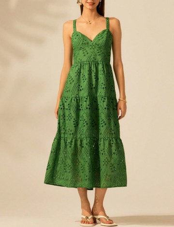 Rochie midi Shein, verde