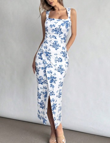 Rochie midi Shein, mix culori