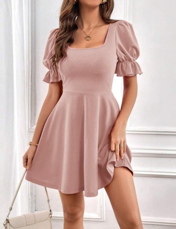 Rochie mini Shein, roz prafuit