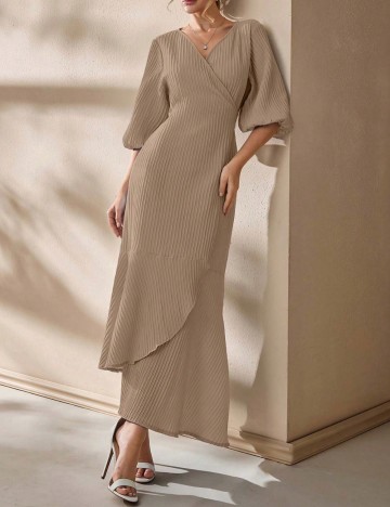 Rochie maxi Shein, bej