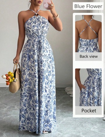 Salopetă lungă Shein, mix culori