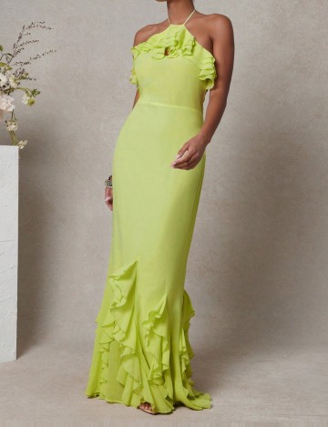 Rochie maxi Shein, galben