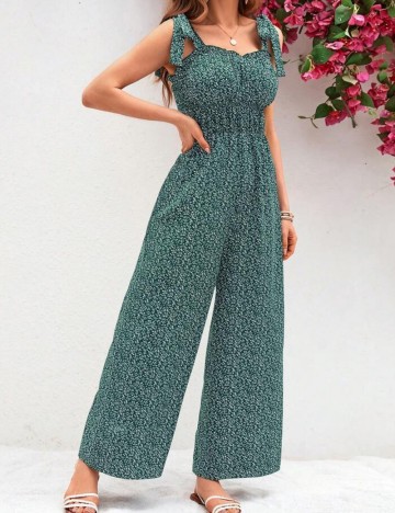 Salopetă lungă Shein, verde