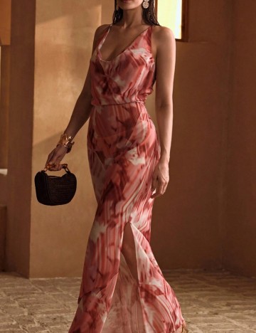 Rochie maxi Shein MOTF, mix culori