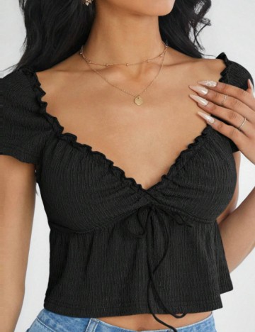 Top Shein, negru
