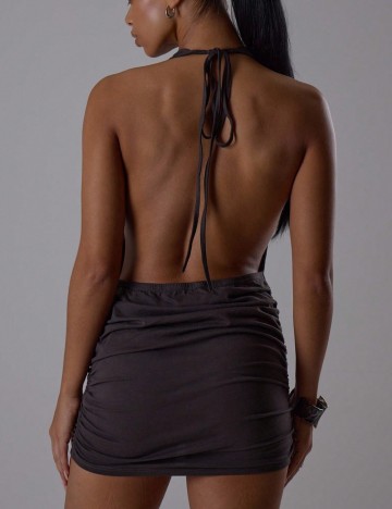 Rochie mini Shein MUSERA, gri