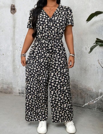 Salopetă lungă Shein Curve+, mix culori