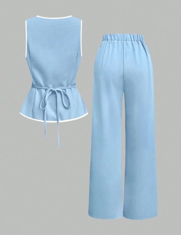 Compleu Shein Curve+, albastru