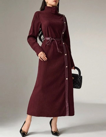 Rochie maxi Shein, vișiniu