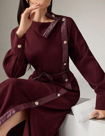 Rochie maxi Shein, vișiniu