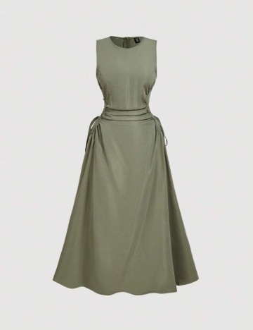 Rochie midi Shein Curve+, verde