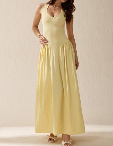 Rochie maxi Shein, galben