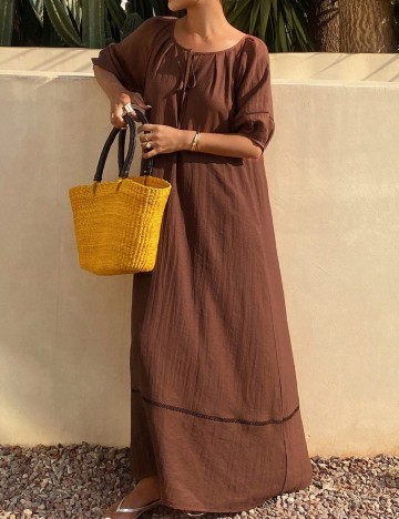 Rochie maxi Shein, maro