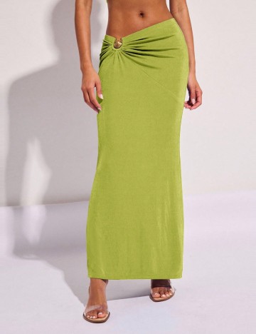 Fustă maxi Shein, verde
