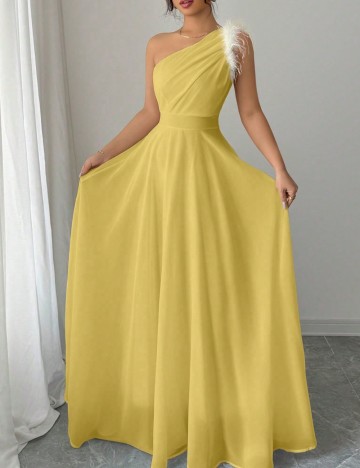 Rochie maxi Shein, galben