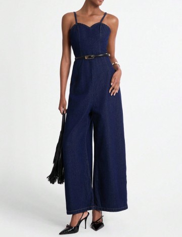 Salopetă de blugi Shein, albastru