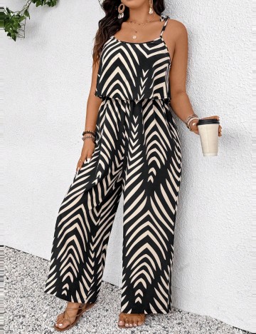 Salopetă lungă Shein Curve+, mix culori