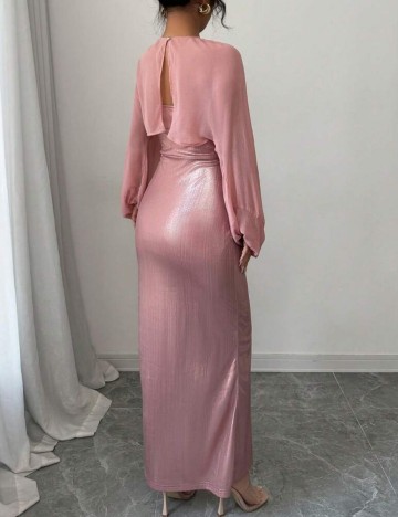 Set Rochie și Cămașă Shein, roz