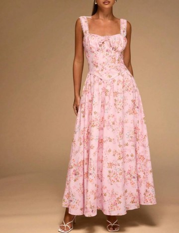 Rochie maxi Shein, mix culori