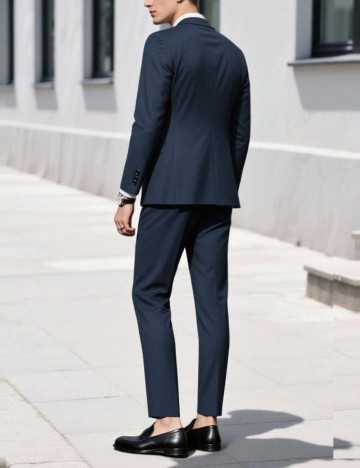 Costum Shein MANFINITY, bleumarin