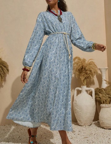 Rochie maxi Shein, mix culori