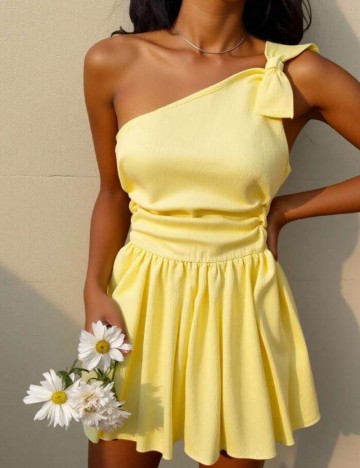 Rochie mini Shein, galben