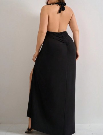 Rochie maxi Shein Curve+, negru