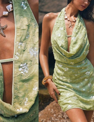 Rochie mini Shein, verde