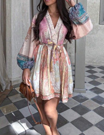 Rochie mini Shein, mix culori