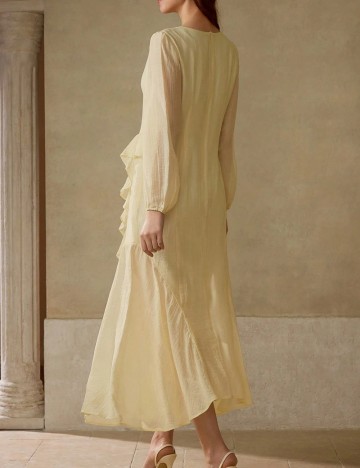 Rochie maxi Shein, galben