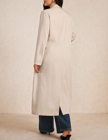 Trench Shein Curve+, crem