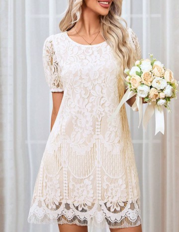 Rochie mini Shein, alb