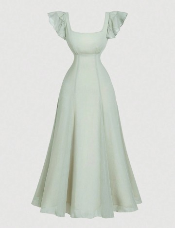 Rochie midi Shein, verde