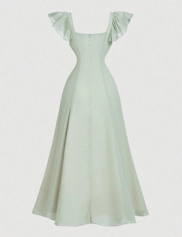 Rochie midi Shein, verde